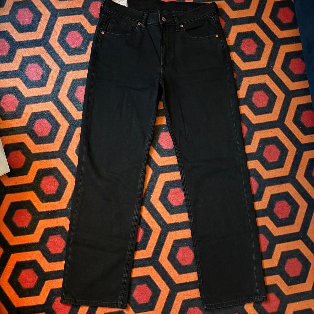 GAP Mid Rise '90s Loose Jeans - Black - 28R